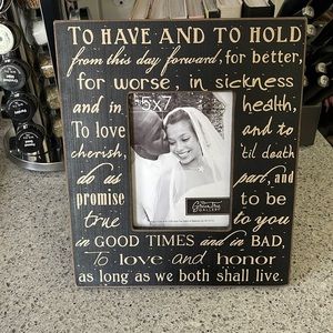 NWT Wedding Photo Frame